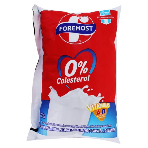 Bebida Láctea Foremost 0% Colesterol en Bolsa - 900 ml