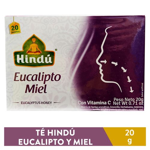 Té Hindú Eucalipto Y Miel - 20 g