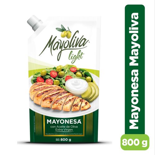 Mayonesa Mayoliva Light Aceite Oliva - 800 g