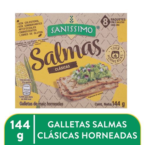 Galleta De Maíz Sanissimo Salmas - 144 g