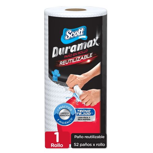 Toalla Reutilizable Scott Duramax - 1 Rollo 52 Hojas