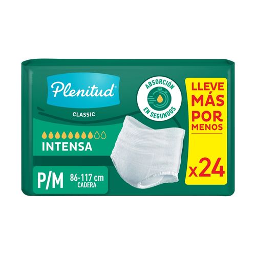 Pants Desechables Plenitud Classic P/M - 24 Unidades