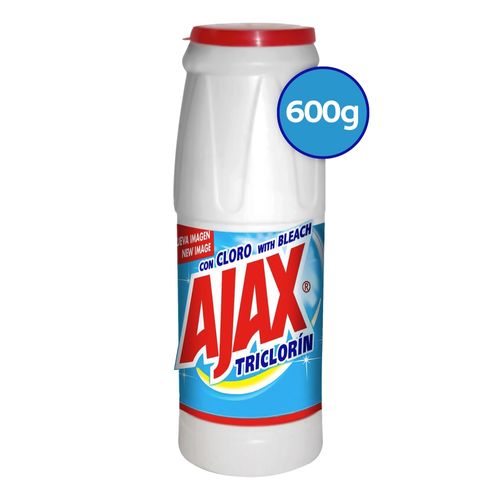 Limpiador Multiusos Ajax Triclorín con Cloro en Polvo - 600 g