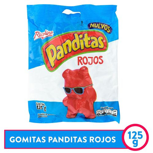 Gomitas Ricolino Panditas Rojos - 125 g