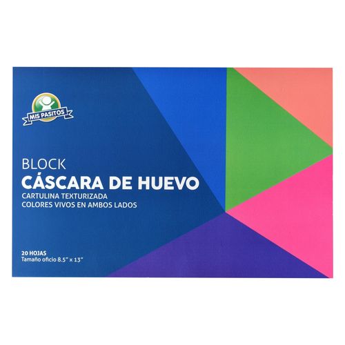 Block Mis Pasitos cáscara de huevo tamaño oficio - 20 hojas
