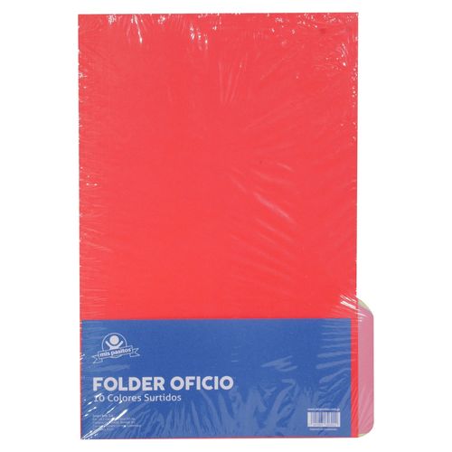 Folder Mis Pasitos tamaño oficio colores surtido pack - 10 Pzas