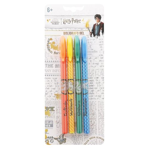 Bolígrafos Pen + Gear harry potter tinta de gel - 4 Uds