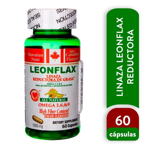 Linaza Leonflax Reductora 60 Cápsulas