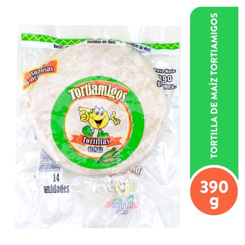 Tortilla de maíz Tortiamigos 14 Uds - 390 g