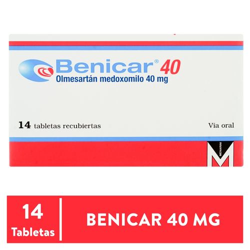 Benicar Menarini 40 40Mg X14 Tabletas