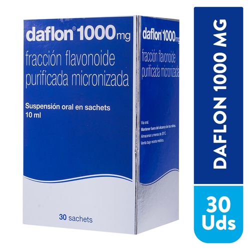 Daflon 1000 mg caja 50 - Precio indicado por sobre