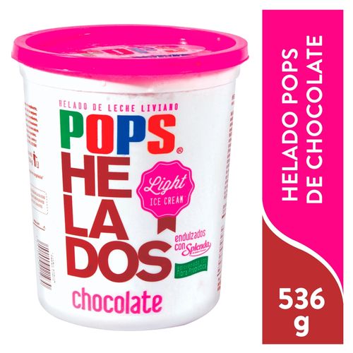 Helado Pops Cremoso De Chocolate - 536 g