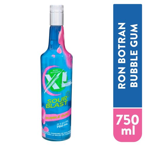 Ron Botran Xl Sour Blast Bubble Gum, 25% Vol Alcohol - 750 ml