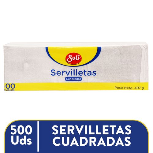 Servilleta Suli Cuadrada - 500 Unidades
