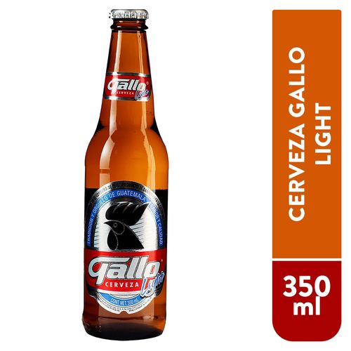 Cerveza Gallo Light Botella Unidad 340Ml