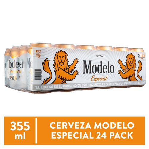 24 Pack Cerveza Modelo Lata - 355ml