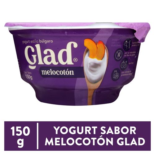 Yogurt Glad de melocotón batido - 150 g