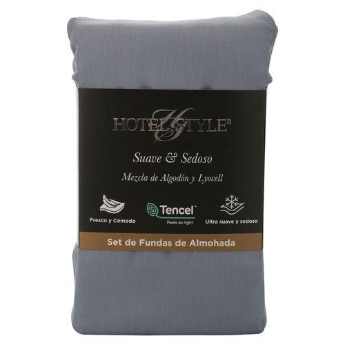 Protectores y Sábanas Hotel Style Hs Funda Almohada Algodon Blanco Hueso 3