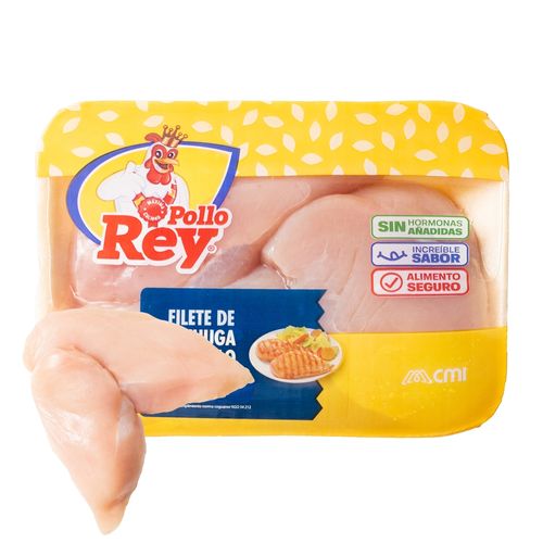 Filete De Pechuga De Pollo, Pollo Rey, Empacado En Bandeja de 1 Libra - Precio Indicado Por Libra