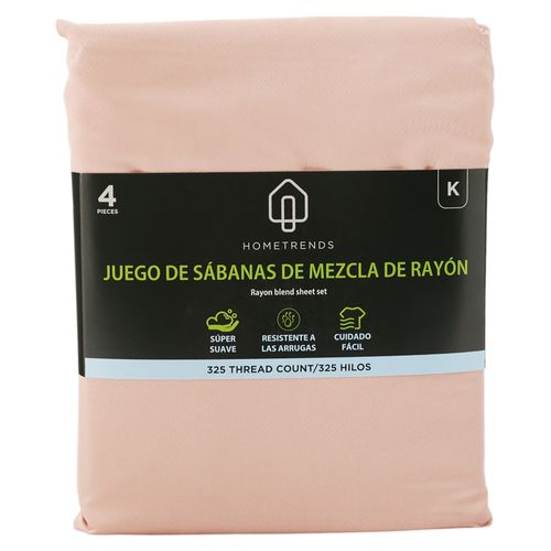 Ht Set De Sabanas King Coral