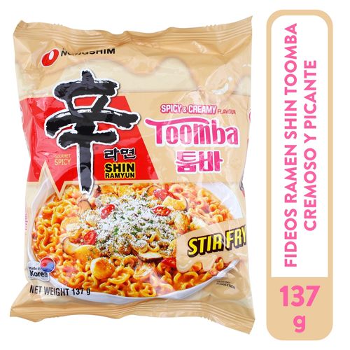 Nsr Shin Ramyun Toomba Frito Crem 137gr