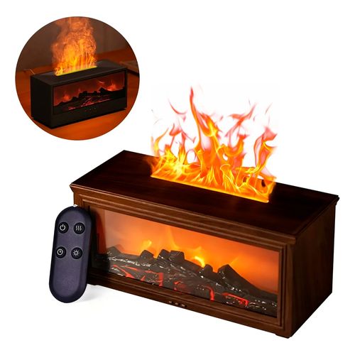Difusor Home Trends Negro Diseño Chimenea