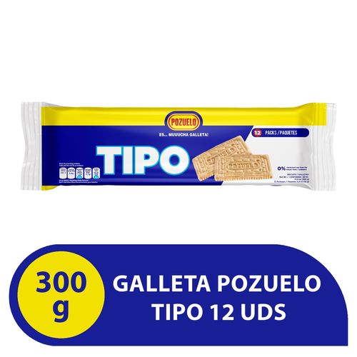 Galleta Pozuelo Tipo 12 Pack - 300 g