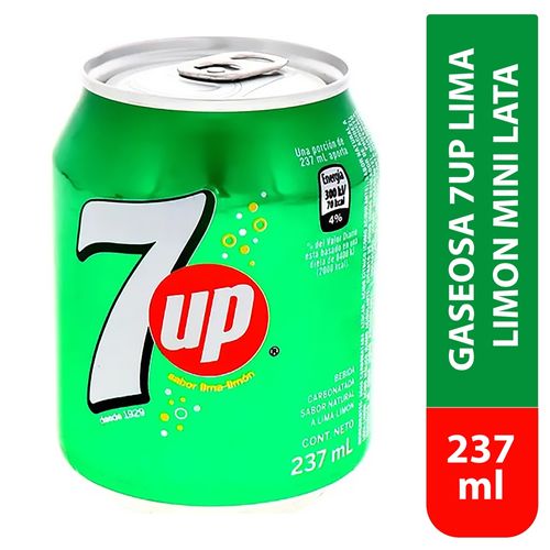 Gaseosa 7Up Mini Lata 8 Oz