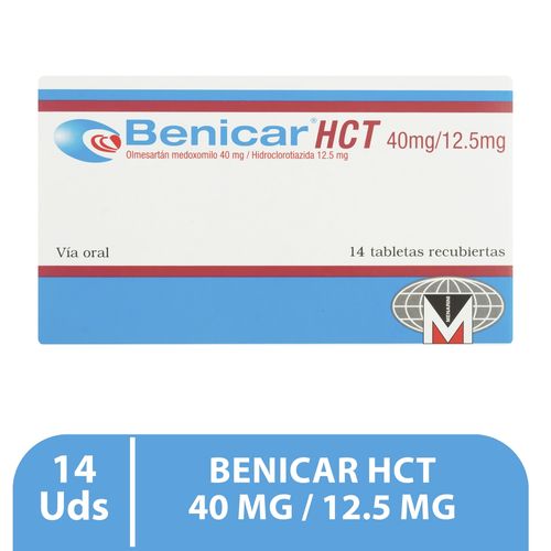 Benicar Hct 40/12.5Mg X14 Tab