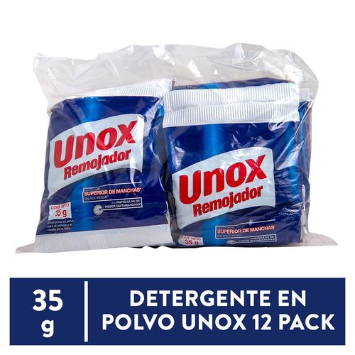Detergente en polvo Unox, remoción superior de manchas -420g