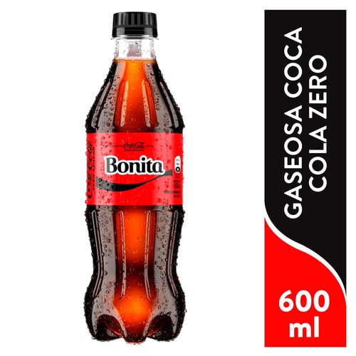 Bebida Gaseosa Coca Cola Sin Azucar 600Ml