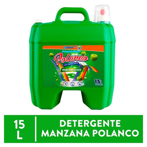 Detergente líquido Polanco manzana - 15 L