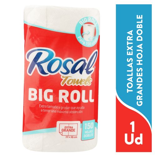Toalla De Papel Rosal 1r 120 Hojas Doble