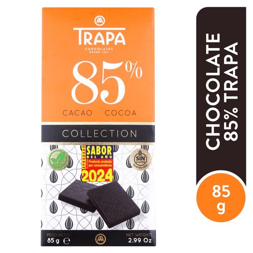 Tableta Chocolate La Casa Trapa  85 Cacao - 85 g