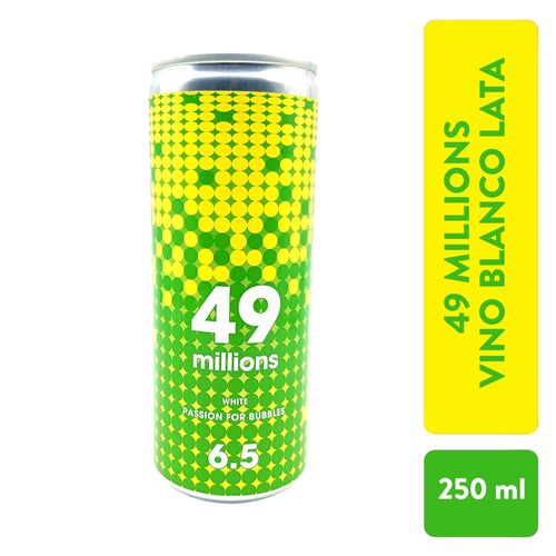 Vino blanco 49 millions lata - 250 ml