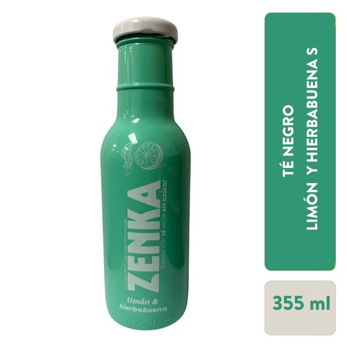 Te Negro Zenka Limon y Hierba b Sf 355ml