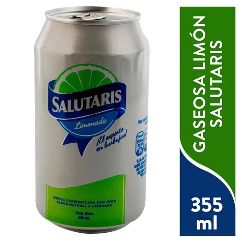 Gaseosa Salutaris Limonada Lata - 355 ml