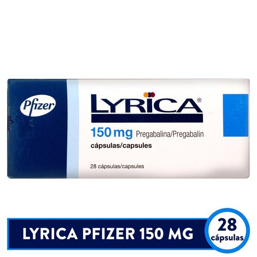 Lyrica Pfizer 150 Mg X 28 Capsulas