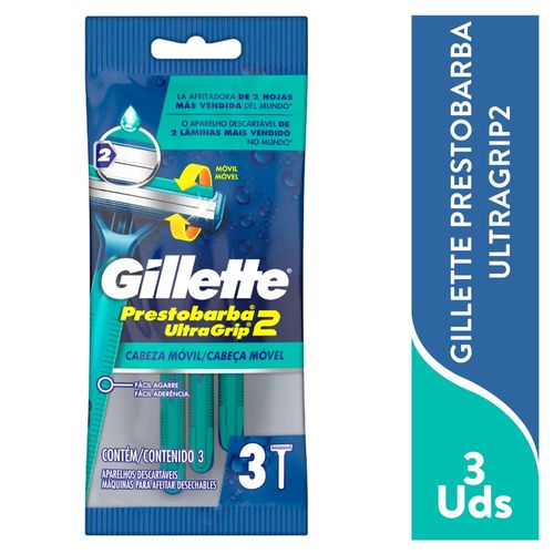 Rasuradora Gillette 2 Ultra Grip Cabeza