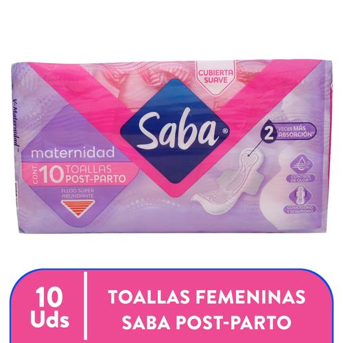Protector Saba maternidad post parto -10 uds