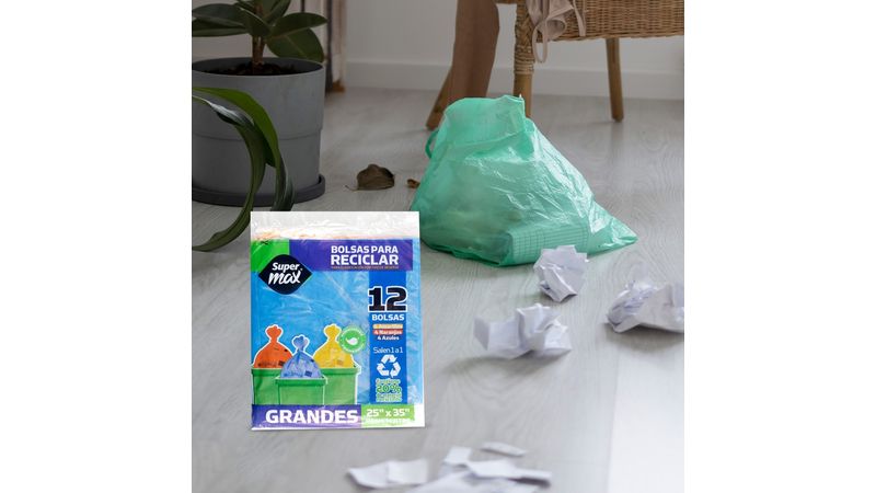 Comprar Bolsa Para Basura Marca Supermax Doblada Grande 12