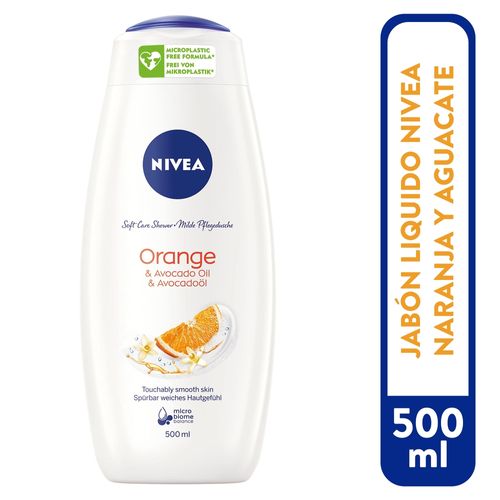 Jabon Liq Nivea Orange Y Aguacate 500Ml