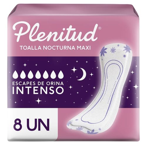 Toalla Plenitud para incontinencia nocturna - 8 Uds