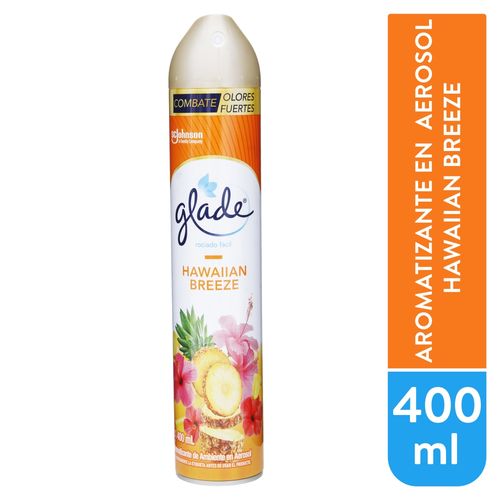 Aromatizante Glade en Aerosol Hawaiian Breeze - 400 ml