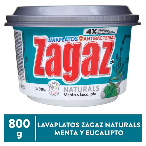 Lavaplatos Zagaz menta y eucalipto - 800 g
