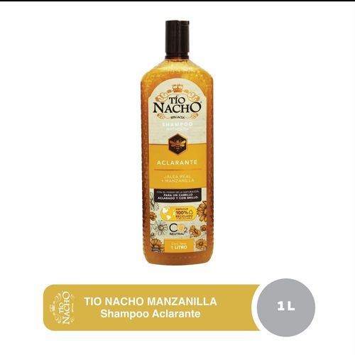 Shampoo Tío Nacho Aclarante Jalea Real + Manzanilla -1000 ml