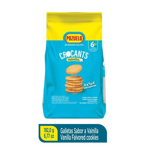 Galleta Pozuelo Crocants Vainilla 192 G