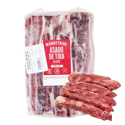 Asado De Tira Con Hueso Marketside Lb