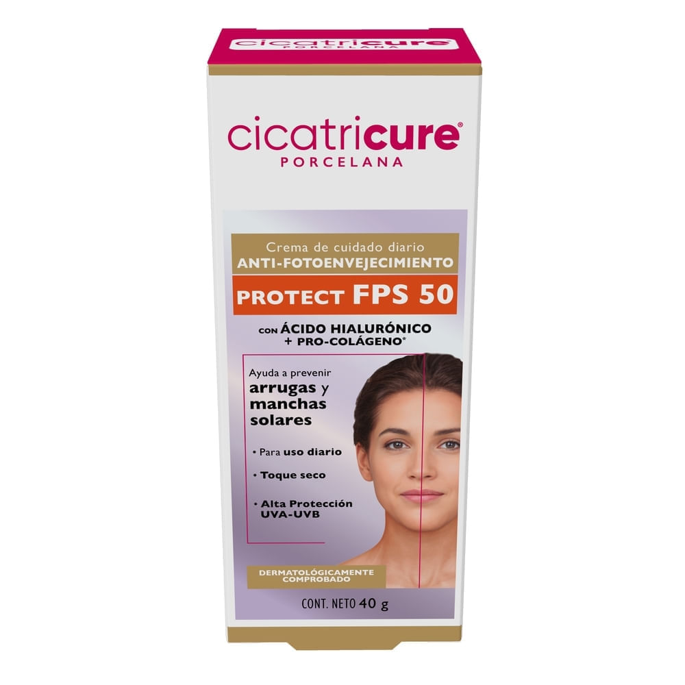 Comprar Crema Cicatricure Porcelana Anti- fotoenvejecimiento con FPS 50 ...
