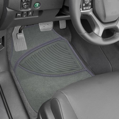 Alfombra Tela Hule Herculescar 4 Piezas